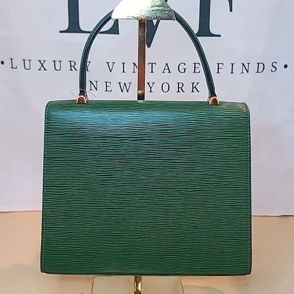 LOUIS VUITTON ULTRA RARE VINTAGE 1994 EPI LEATHER MALESHERBES BAG EXCELLENT COND - Picture 7 of 17